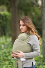 Neko Slings Rekbare Draagdoek - Olive - Afbeelding 2