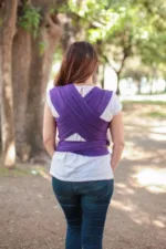 Neko Slings Rekbare Draagdoek - Purple - Afbeelding 3