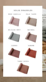 Mushie - Hydrofiele Wikkeldoek - Soft  Mauve - Afbeelding 5