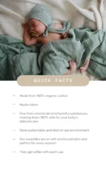 Mushie - Hydrofiele Wikkeldoek - Soft  Mauve - Afbeelding 3