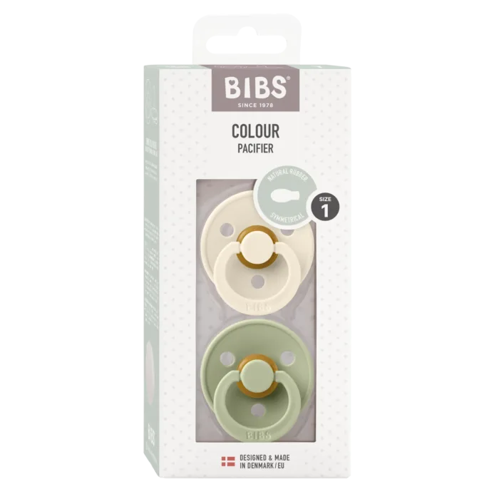 BIBS Colour Symmetrical 2-pack, Ivory/Sage - Afbeelding 4