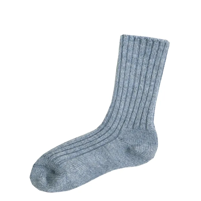 Joha Wol Sokken - Blauw Mel.