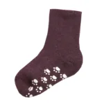 Joha Wol Sokken met Anti Slip- Bordeaux