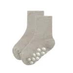 Joha Wol Sokken met Anti Slip - Beige