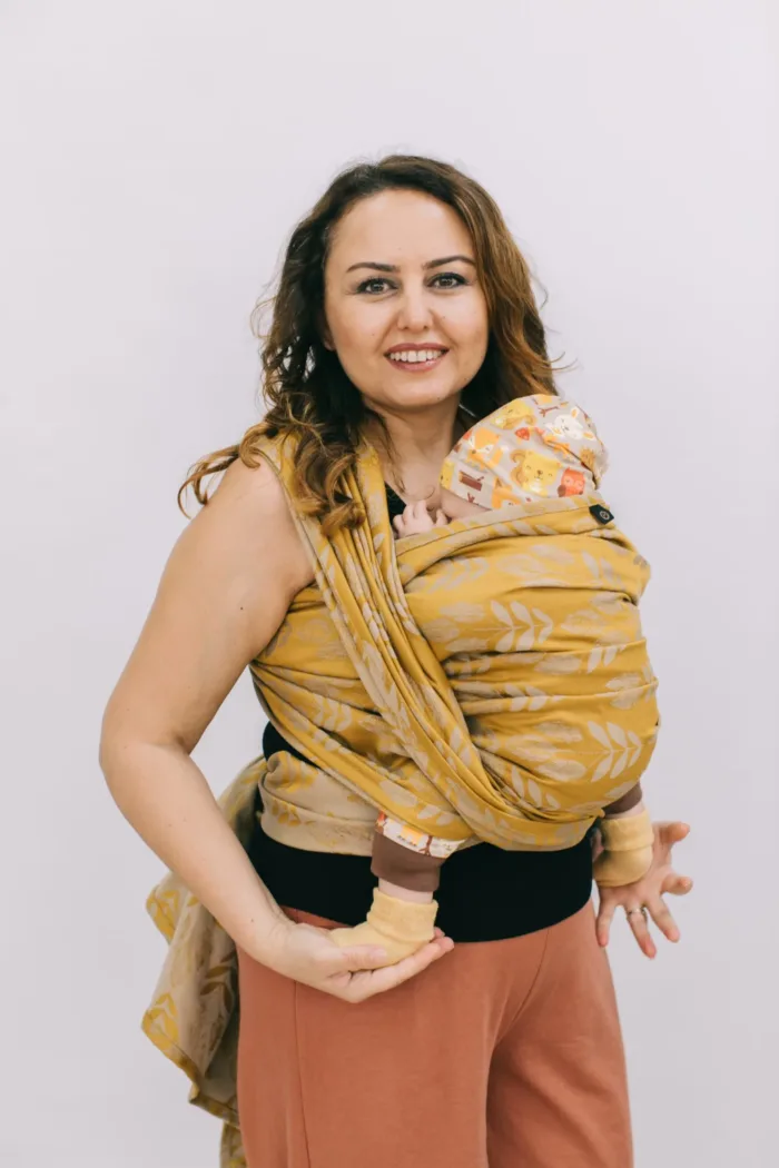 Neko Slings Geweven Draagdoek - Alinda - Maat 6 - Afbeelding 4
