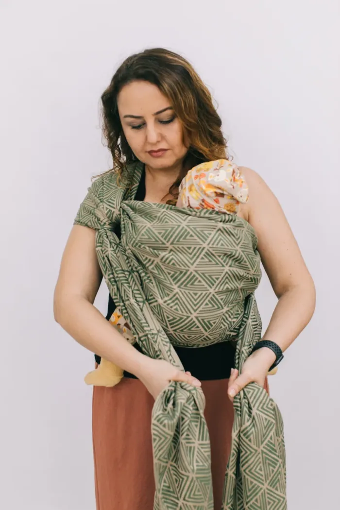 Neko Slings Geweven Draagdoek - Cedar - Maat6 - Afbeelding 3