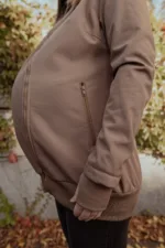 Neko 4in1 Softshell Draagjas & Zwangerschapsjas - Kameel - Afbeelding 6