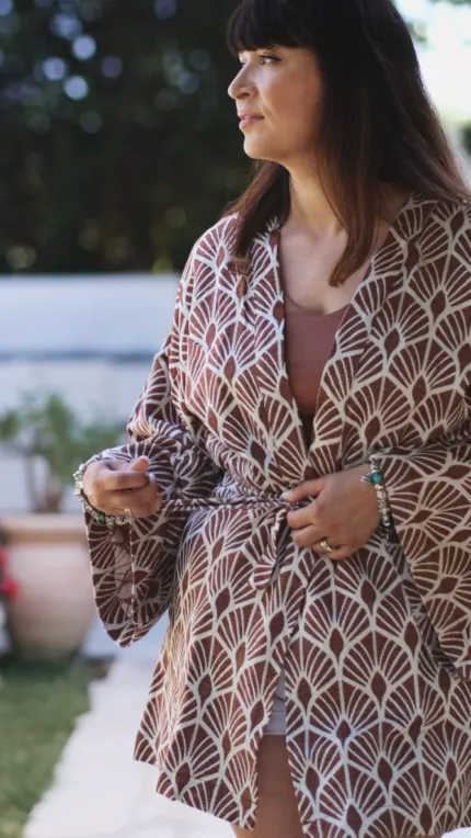 Neko Kimono - Mocha
