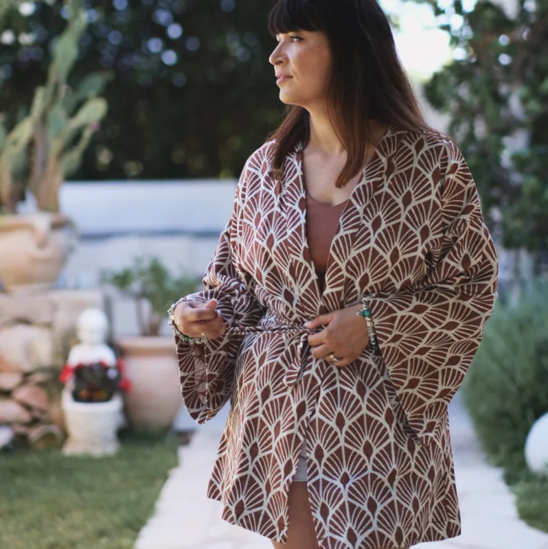 Neko Kimono - Mocha
