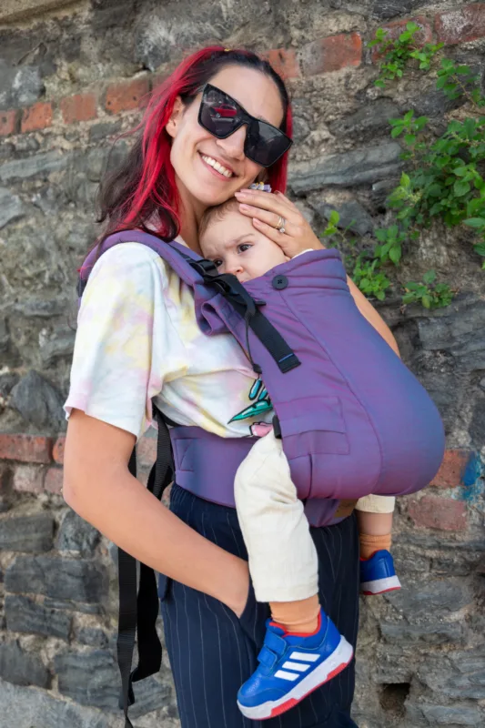 Huggy Plus Peuter Draagzak - Berry