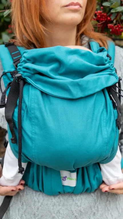 Huggy Softy Baby Draagzak - Aqua Marine