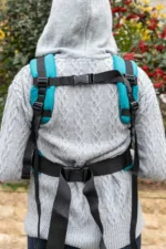 Huggy Softy Baby Draagzak - Aqua Marine - Afbeelding 2