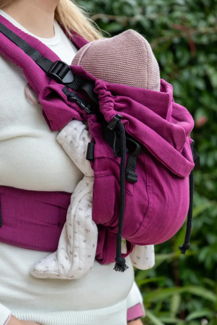 Huggy Softy Baby Draagzak - Fushia - Afbeelding 3