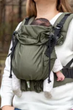 Huggy Softy Baby Draagzak - Olive - Afbeelding 2