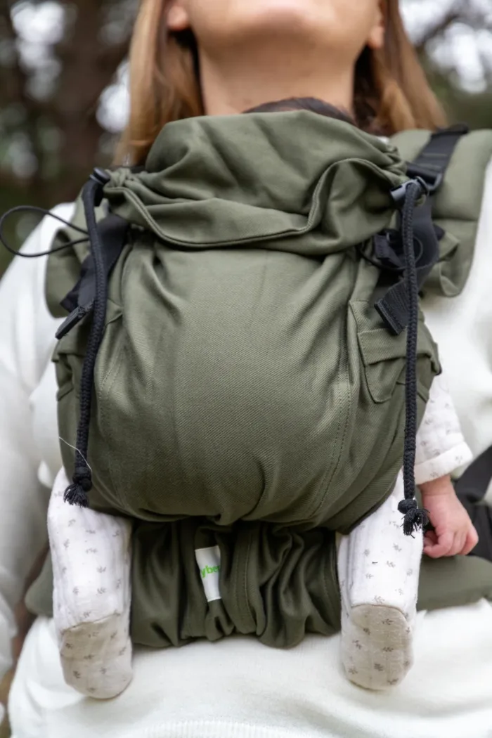 Huggy Softy Baby Draagzak - Olive - Afbeelding 3