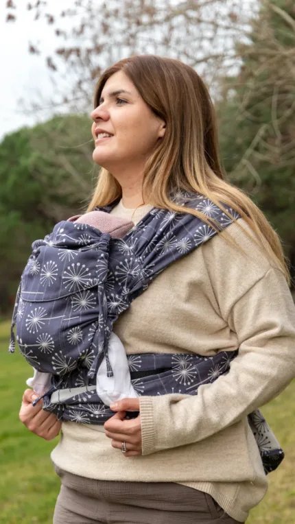 HuggyTai Baby Draagzak - Dandelion Mist
