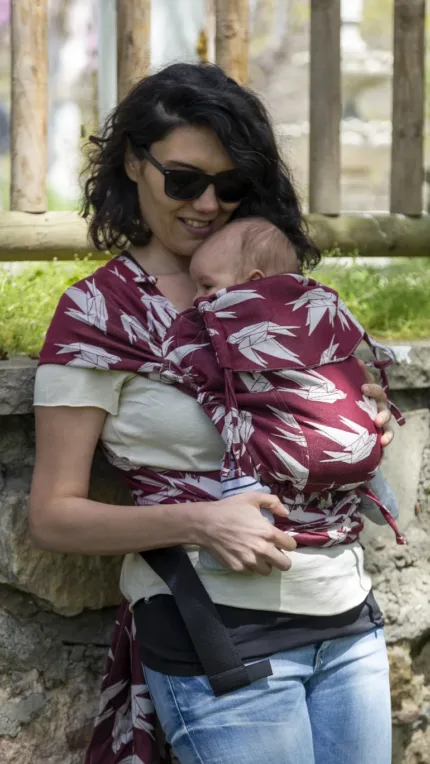 HuggyTai Baby Draagzak - Dock Valentine