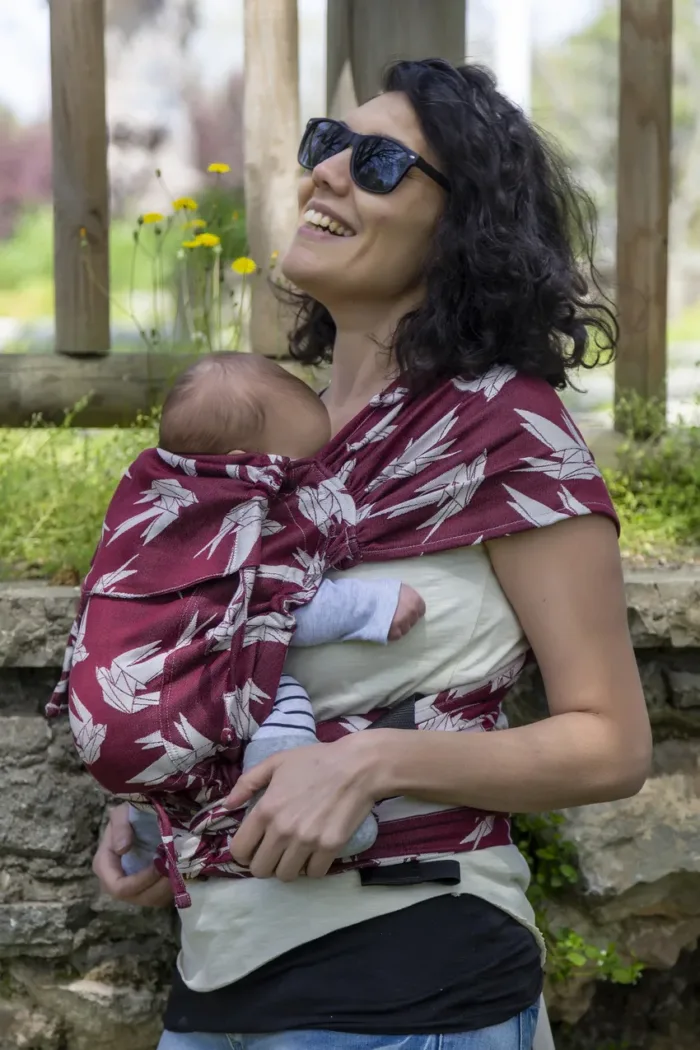 HuggyTai Baby Draagzak - Dock Valentine - Afbeelding 4