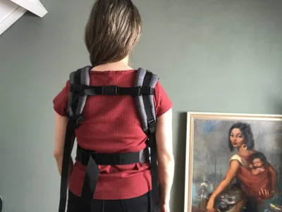 Draagzak borst/rug gesp positie