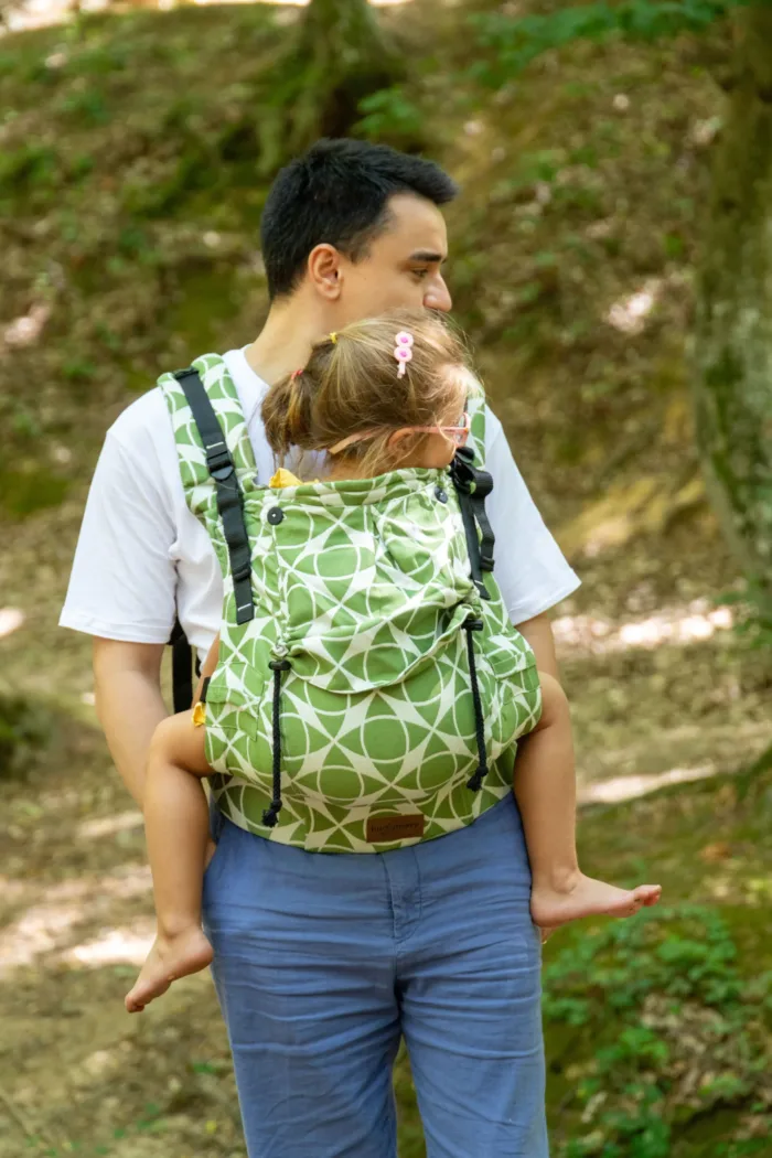 Huggy Plus Peuter Draagzak - Marble Cedar
