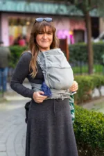 HuggyTai PEUTER Draagzak - Silver - Afbeelding 2