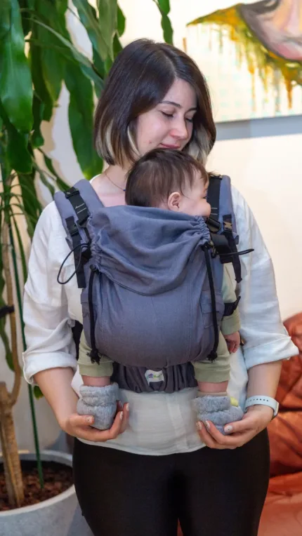 Huggy Softy Baby Draagzak - Antrasit