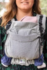 Huggy Nest Baby Draagzak - Silver