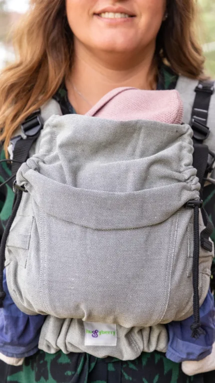 Huggy Nest Baby Draagzak - Silver