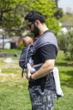 HuggyTai Baby Draagzak - Antrasit