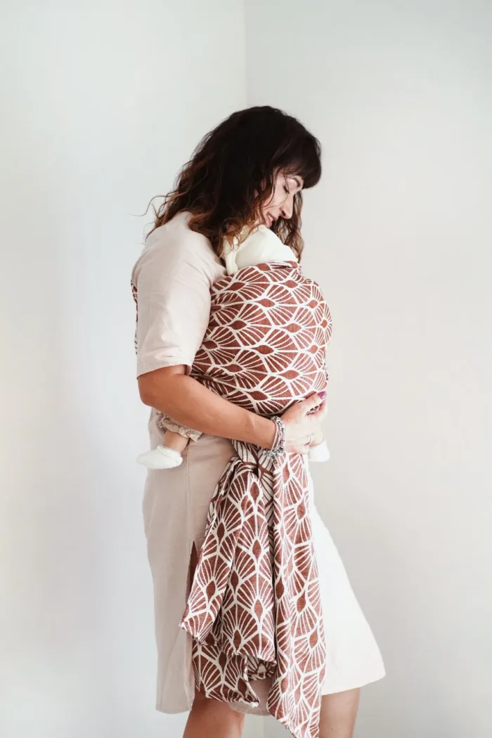 Neko Slings Geweven Draagdoek - Mocha - Maat6 - Afbeelding 3
