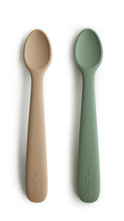 Mushie - Baby Lepel Set Thyme/Natural