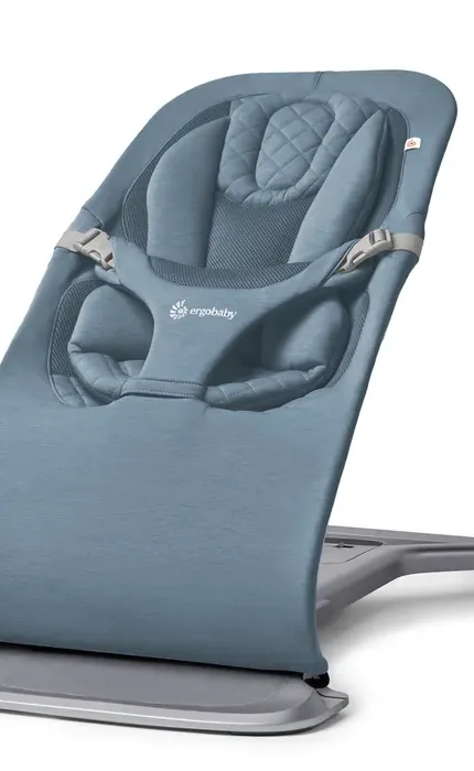 Ergobaby 3-In-1 Evolve Wipstoeltje - Katoen: Oxford Blue