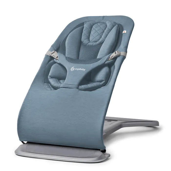 Ergobaby 3-In-1 Evolve Wipstoeltje - Katoen: Oxford Blue