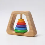 Grimm's houten rammelaar piramide