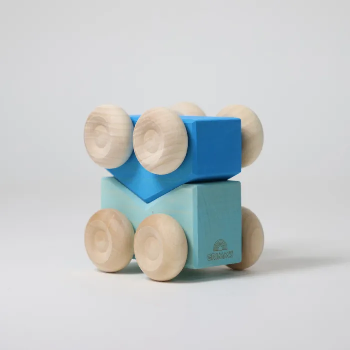 Grimm's Stapelautos blauw