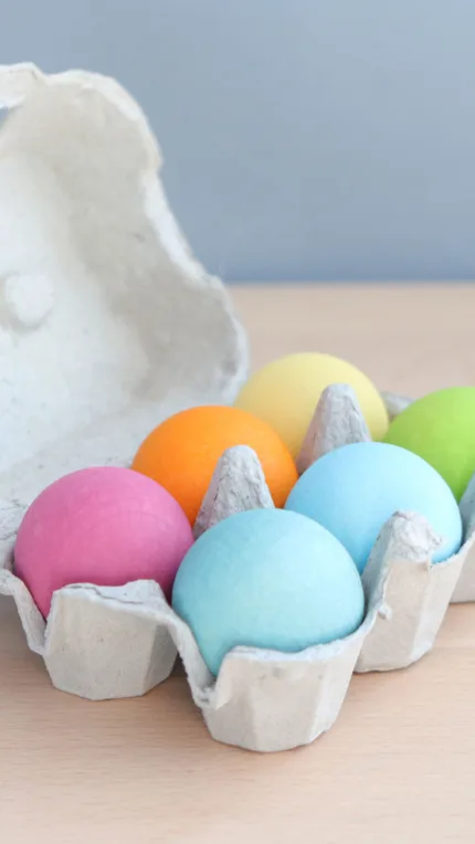 Grimm's houten ballen pastel regenboog