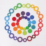 Grimm's sorteermunten regenboog