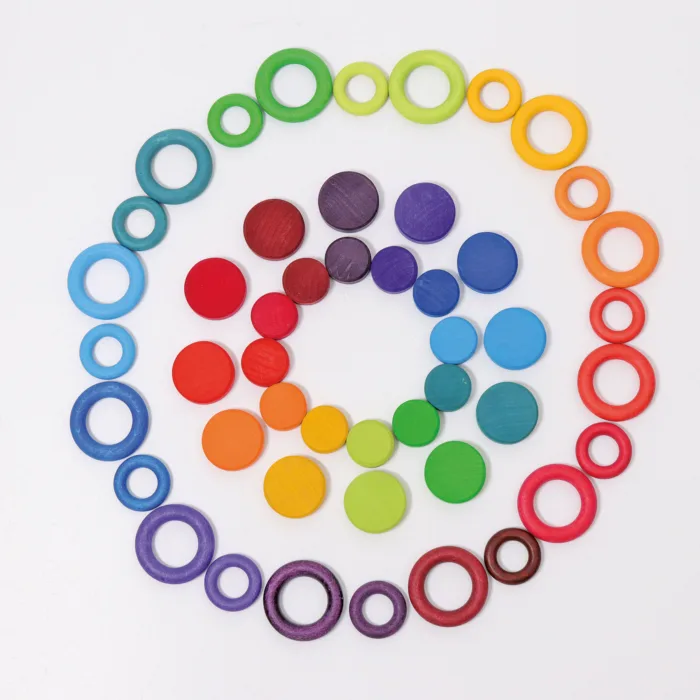 Grimm's sorteermunten regenboog