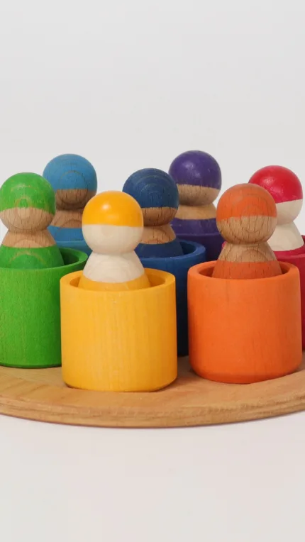 Grimm's Regenboog Vriendjes in bakjes