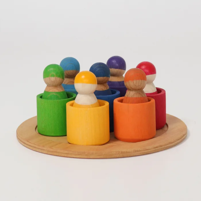 Grimm's Regenboog Vriendjes in bakjes