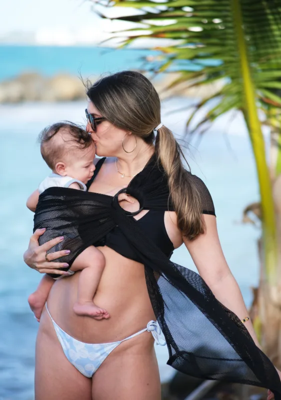 Neko Slings Aqua Ring Sling - Black