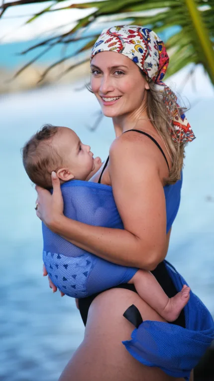 Neko Slings Aqua Ring Sling - Blue