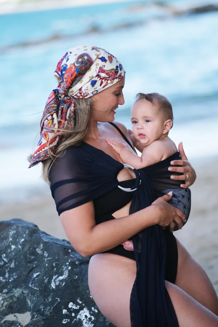 Neko Slings Aqua Ring Sling - Navy