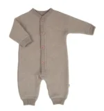 Joha wolfleece overall jumpsuit, sesame