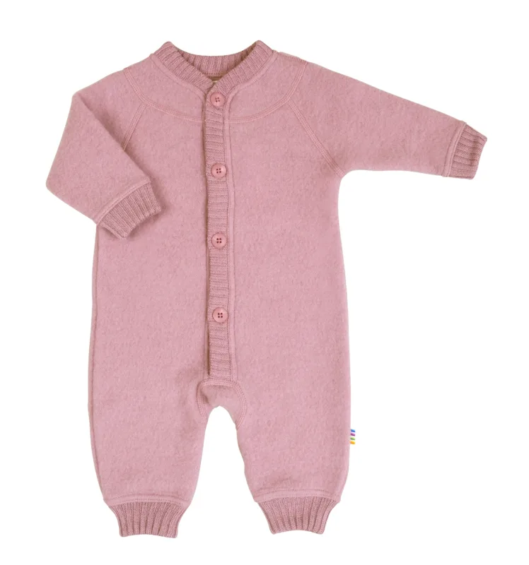 Joha wolfleece overall jumpsuit, roze