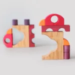 Grimm's bouwset rood auto 2025