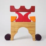 Grimm's bouwset rood auto 2025
