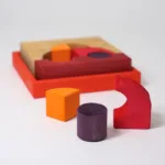 Grimm's bouwset rood auto 2025