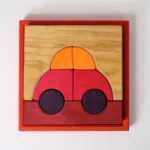 Grimm's bouwset rood auto 2025