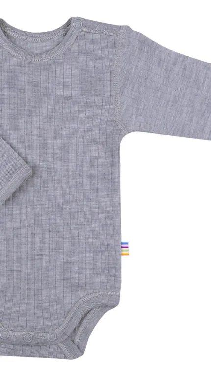 Joha romper lange mouw wol grijs